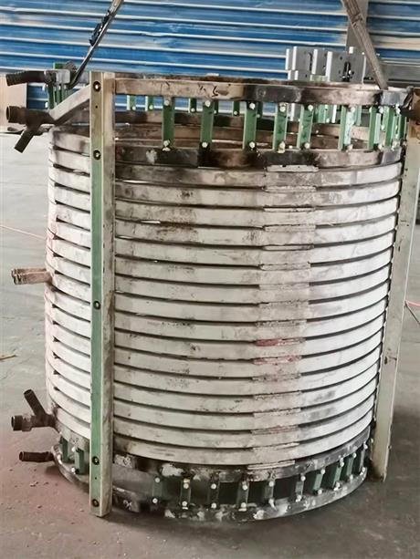 銅線圈-噴砂除銹加工前